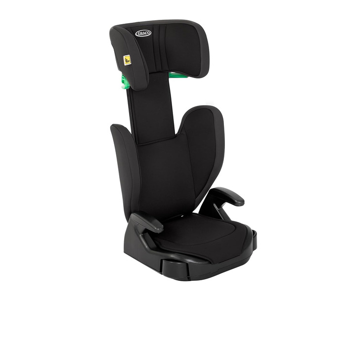 Автокрісло Graco Junior Maxi i-Size R129 (100-150 см), 3.5-12 років, чорний Midnight, з підсклянником, регульовані підлокітники та підголівник