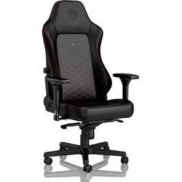 Noblechairs HERO - ігрове крісло, офісне крісло, крісло для роботи - PU-шкіра, чорно-червоне