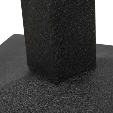 Стол кухонний Homewell квадратний на одній ніжці, 60x60x75 см, коричневий (вінтажний дизайн годинника), для 4 осіб