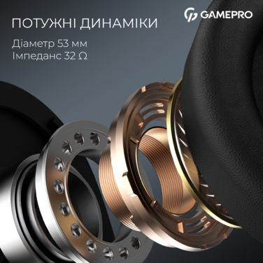 Бездротова ігрова гарнітура Gamepro Asgard Skald (HSW160B) 4-Mode