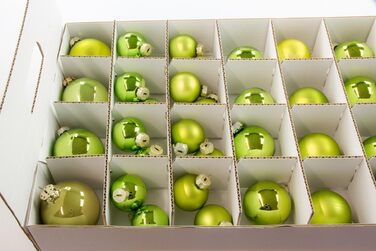 Коробка для новорічних кулі - 61 літр (прозора)