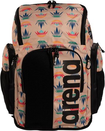 Рюкзак Arena Team 45 великий спортивний рюкзак, рюкзак для подорожей, спорту, плавання та відпочинку, пляжний рюкзак з відділенням для мокрого одягу та посиленим дном, 45 літрів (Desert Vibes)