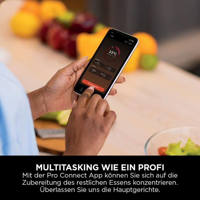 Бездротовий термометр Ninja ProChef для приготування їжі, гриля та Air Fryer, Bluetooth, 50м, водонепроникний