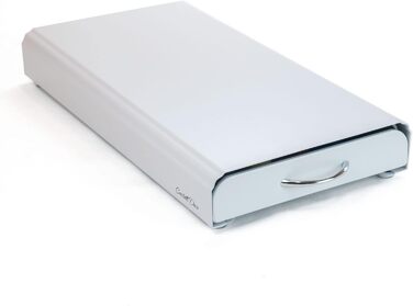 Організатор для капсул Nespresso, ящик, метал, 50 капсул, для зберігання капсул кави (білий) Blanco