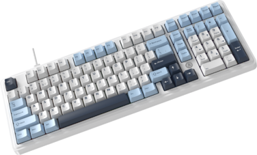 Дротова магнітна клавіатура Ajazz AK980 MAX Magnetic switches Blue White Dark Blue (AK980-MAX-M-BWD)