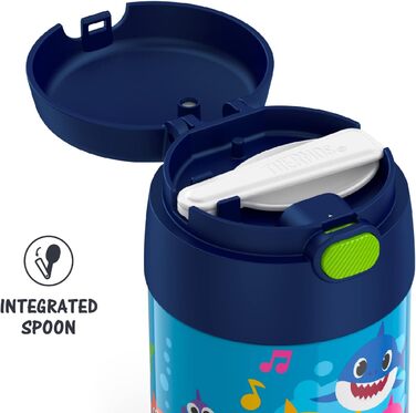 Дитячий контейнер для їжі з нержавіючої сталі THERMOS Funtainer (Baby Shark)