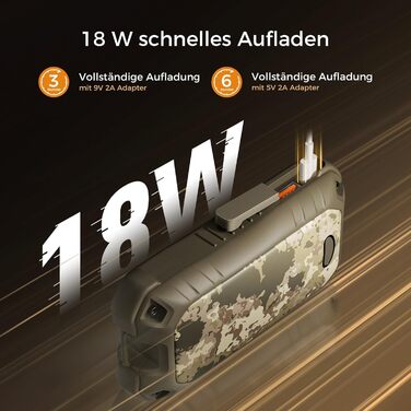 Електричний грієчка OCOOPA UT4 Extreme (камуфляж) 10000 mAh з Powerbank та ліхтариком