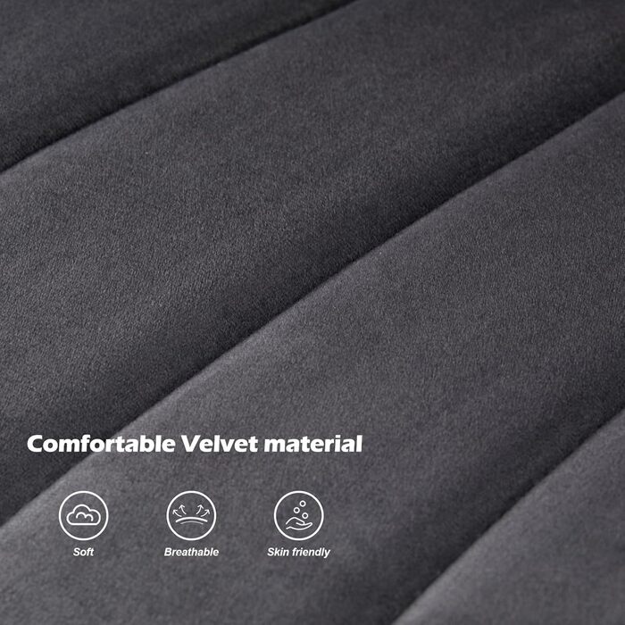 Тюкаїлай Комплект з 2-х обідніх стільців, штучна шкіра, ергономічний, з металевим каркасом, до 150 кг, для кухні та вітальні, коричневий (сірий, комплект з 4-х, велюр)