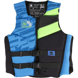 Рятувальний жилет для дорослих - жіночі та чоловічі професійні багатофункціональні шкарпетки для плавання, найкраща куртка для підводного плавання, каякінгу, катання на човнах (Синій, XL)
