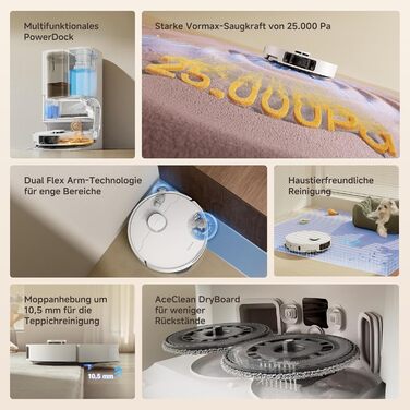 Робот-пилосос Dreame L10s Ultra Gen 3: потужний, з функцією миття, самоочищення, керування через додаток