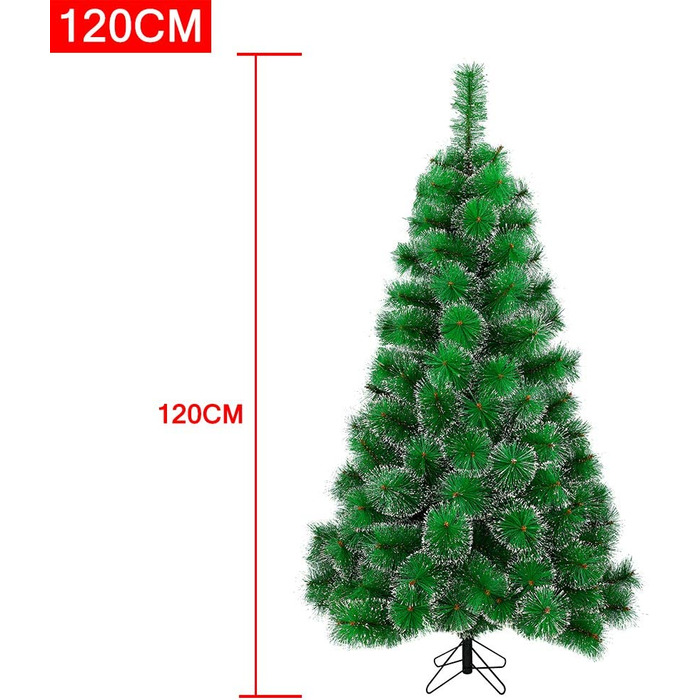 Штучна Різдвяна ялинка ялинка соснова хвоя (120 см, ефект снігу)