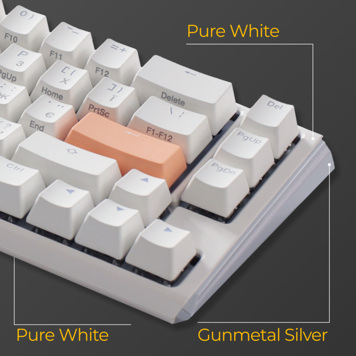 Механічна клавіатура Ducky One 3 SF Cherry MX Brown RGB White UA