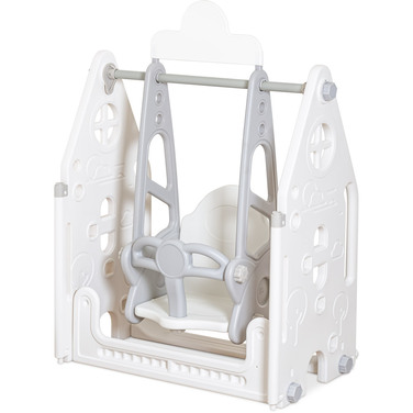 Манеж для дітей Mealux Forto Grey (арт. KD-C051 Grey / White)