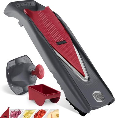 Овочерізка Börner Vital (базовий набір) • Овочерізка Vital з V-подібним лезом • Мандоліна з функцією заправки • V-подібна різачка для овочів та фруктів • Овочерізка для нарізки скибочками різної товщини