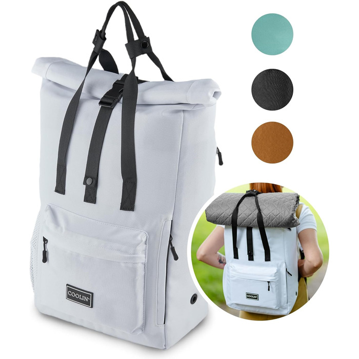 Терморюкзак Coolin' Kühlrucksack 30L: 30 літрів, білий, з відділенням для охолодження. Ідеальний для пікніків, пляжу та походів.