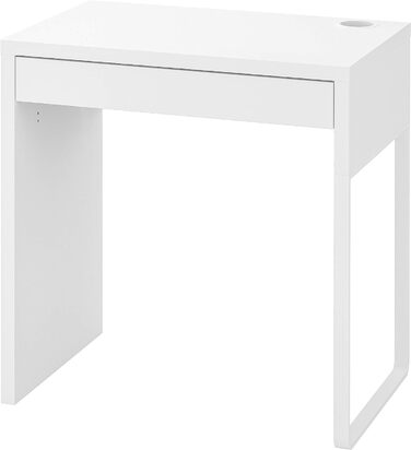 Письмовий стіл IKEA MICKE в білому кольорі (73x50 см) 1 білий