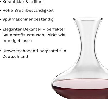 Бокали для білого вина Stölzle Lausitz Weinland 6 шт, 290 мл – Кришталеві келихи для червоного та білого вина, Німеччина