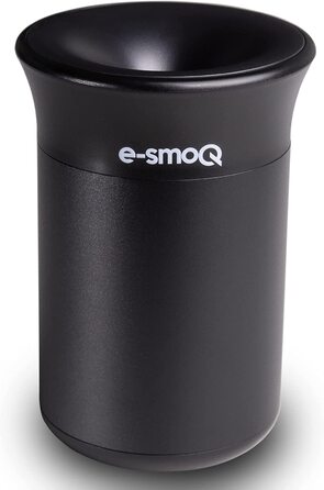 Кольори e-smoQ попільничка для HEETS IQOS 3 Duo стартовий набір, Iluma Terea, піднос для тютюнових паличок, аксесуари для автомобіля з кришкою, що захищає від запаху (чорний / сірий) (Чорний/Чорний), 4
