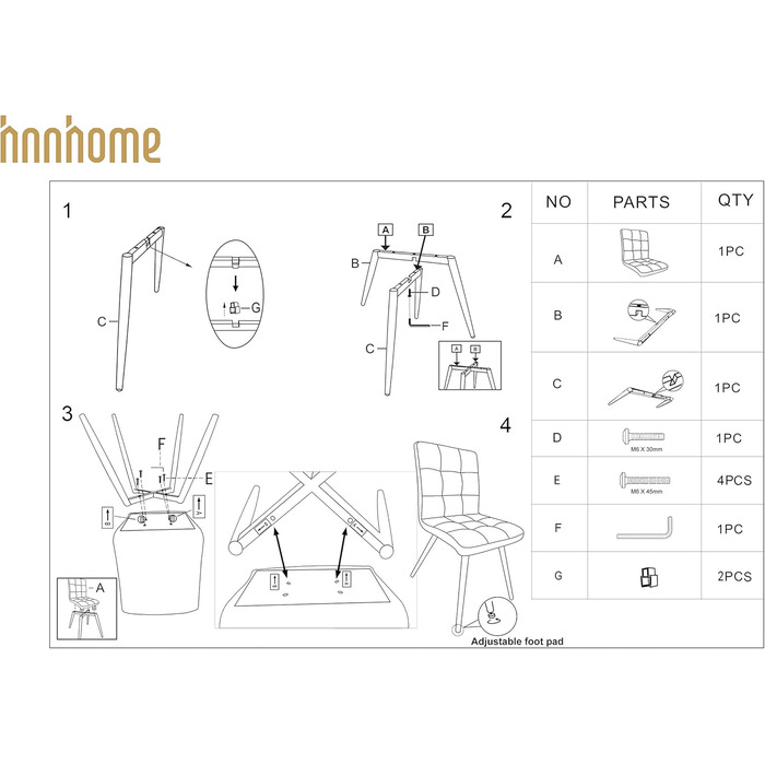 М'які стільці HNNHOME 2 шт. Cubana, чорні сталеві ніжки, жовтий оксамит, для кухні, їдальні, вітальні