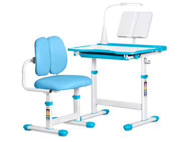Комплект меблів Evo-kids (стіл+стілець+полиця+лампа) BD-23 BL