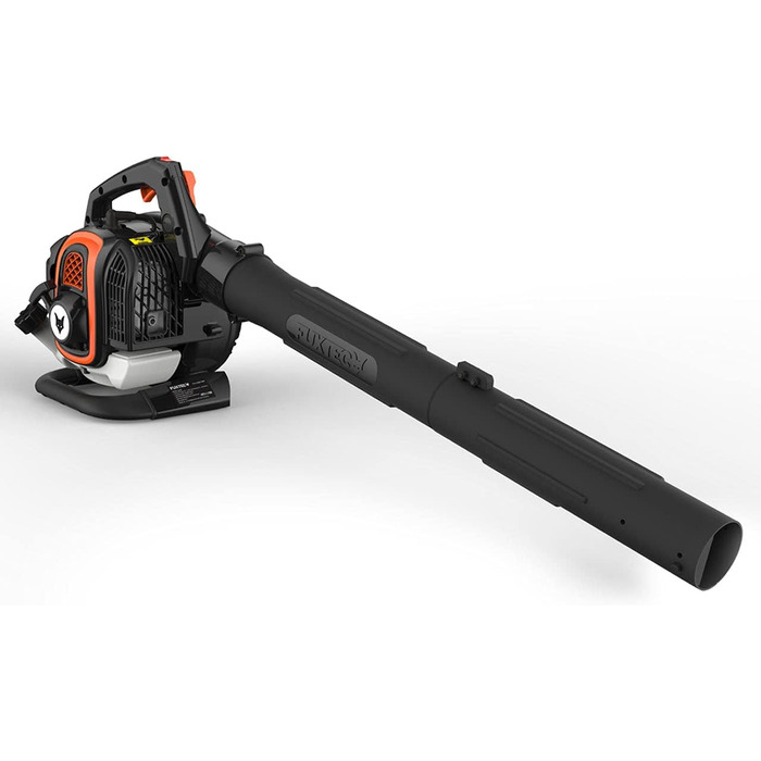 ФУКСТЕК Профі Бензиновий Листозбір/Подрібнювач FX-LBS126P – Листодув та подрібнювач з насадкою для видування, всмоктуючим шлангом та мішком для збору листя 60л – Анти-вібраційна функція – Швидкість повітря 62,7 м/с