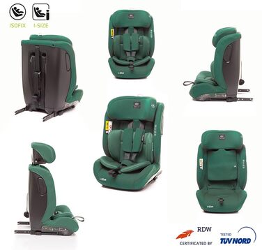 Автокрісло 76-150 см 4BABY Go-Fix з Isofix, I-Size, регульоване, з підкладкою, для дітей