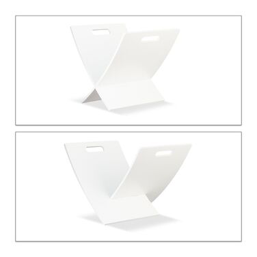 Підставка для газет з дерева Relaxdays