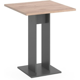 Стол журнальний Vicco Repose, 65x65 см, антрацит
