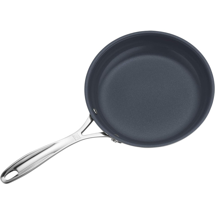 Сковорода ZWILLING Clad CFX, нержавіюча сталь, керамічне покриття, антипригарна, діаметр 20.3 см