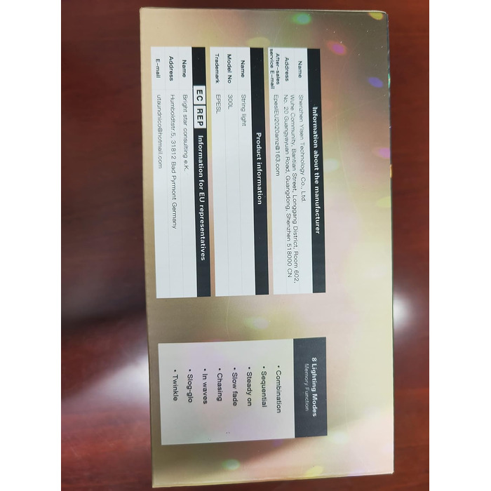 Гірлянда світлодіодна Herbst 35м, 320 LED, фіолетова, для Хелловіну, Різдва, вечірки, саду, дому. Водостійка, 8 режимів, з пам'яттю.