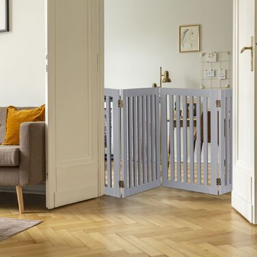 Захисний бар'єр Relaxdays сірого кольору, 70 см