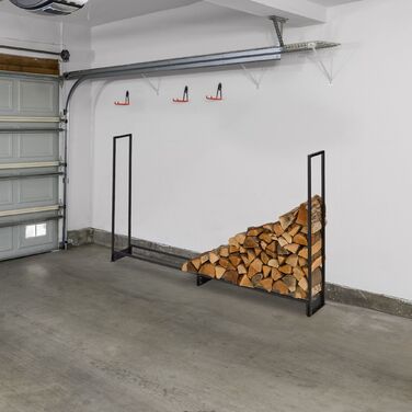 Поличка для дров Relaxdays з кришкою