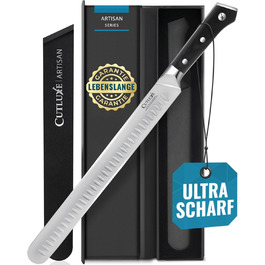 Ніж для шинкових нарізок Cutluxe Artisan – 30 см, з високоякісної сталі, з піхвою