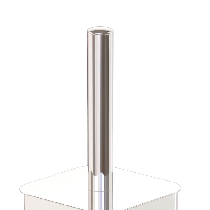 Тримач для унітазної щітки Relaxdays, нержавіюча сталь