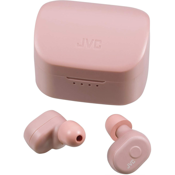 Бездротові навушники-вкладиші JVC HA-A10T-PU Bluetooth, Dusty Pink, IPX5, піна з ефектом пам'яті, 14 годин роботи