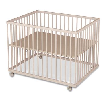 Манеж Sower 75x100 см - ECO - 3-сторонній регульований по висоті - Манеж Baby Beech (натуральний, без матраца)