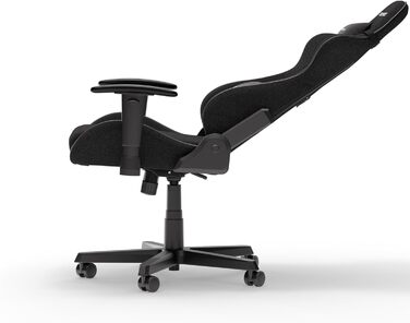 Крісло ігрове DXRacer Formula L, чорний, тканина FD23 - ергономічне, для ПК геймерів та офісу