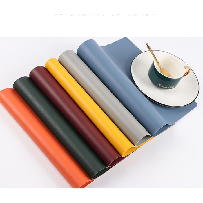 Набір серветок на стіл, 6 шт, чорного кольору, термостійкі, миючі, для кухні та обіднього столу, декор