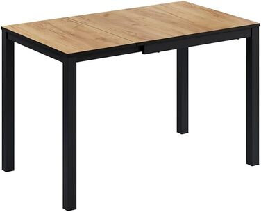 Розсувний обідній стіл Vicco Esstisch Granny, 120 x 70 см (дуб/антрацит), 80-120 x 76 x 70 см