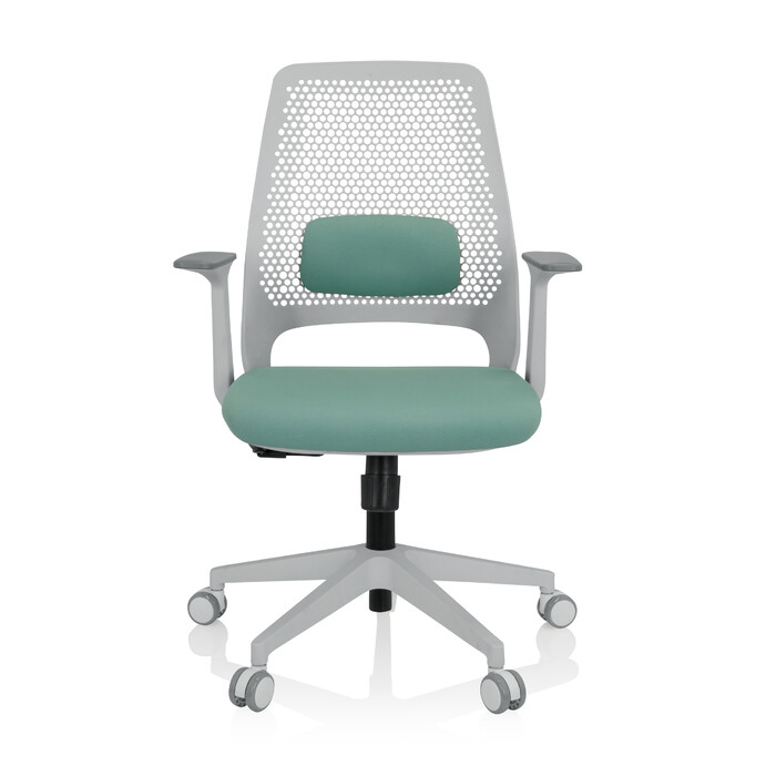 Офісне крісло PARFERIO W з тканини м'ятно-зеленого кольору hjh OFFICE