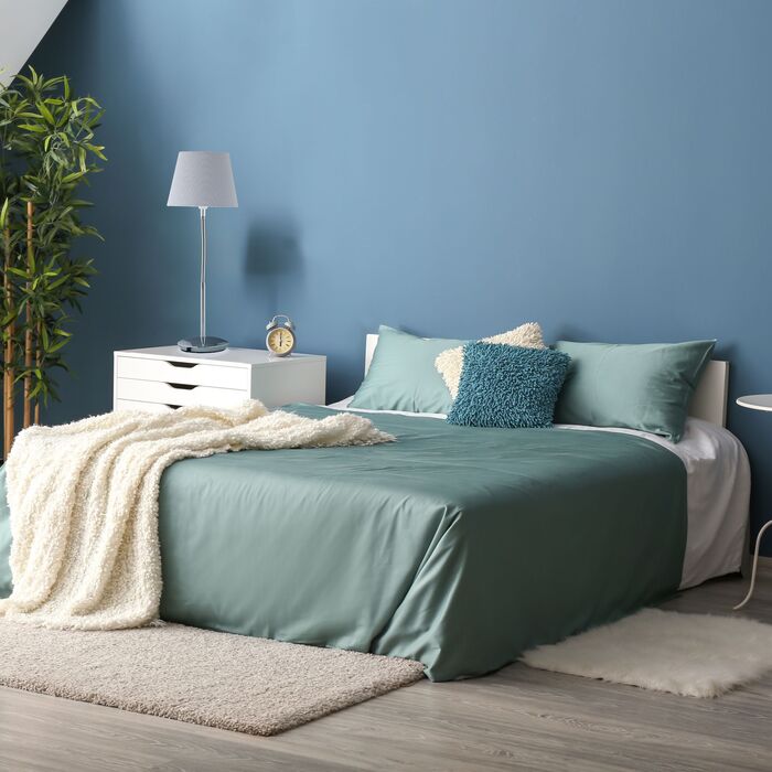 Relaxdays Гнучкий настільний світильник з тканинним абажуром