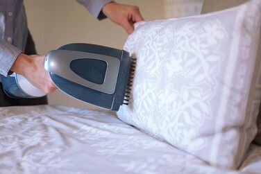 Відпарювач для одягу Morphy Richards 361000 Hand Held, нержавіюча сталь/пластик, 260 л, білий/блакитний