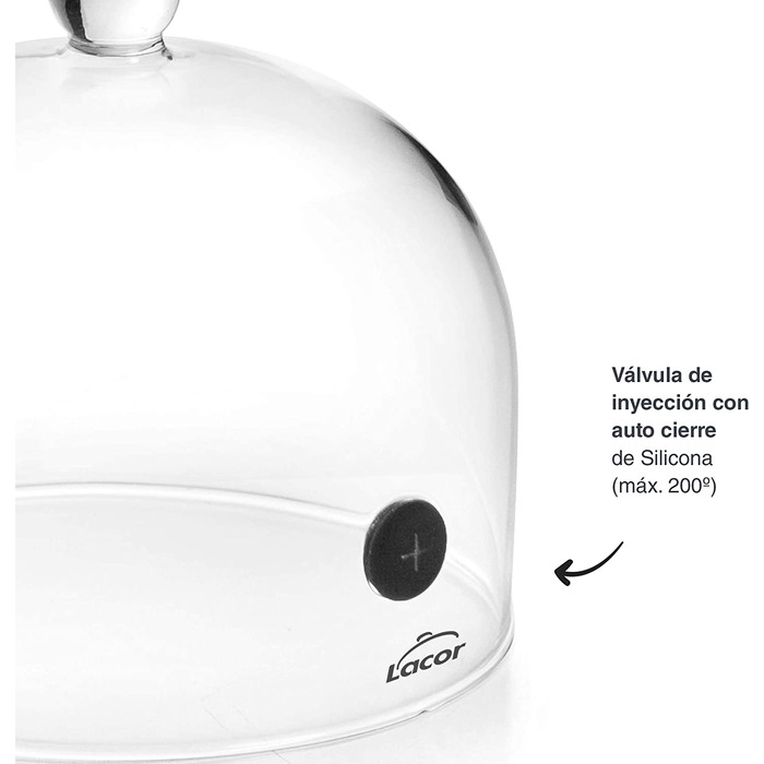 Скляний (діаметр 16x12 см), 61816 Magic Food Smoker Bell