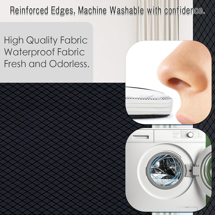 Набір компресійних органайзерів для одягу AiQInu, 5 шт, дорожні сумки-пакувальники з мішком для взуття та білизни, ультралегкі розширювані органайзери для валізи та ручної поклажі (Чорний)