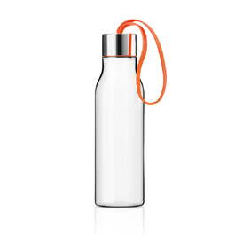 Пляшка 0,5 л прозора/помаранчева Trinkflasche Eva Solo