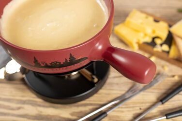 Набір для фондю KUHN RIKON Winterwonderland, Ø 23 см, 2.6 л, на 4-6 осіб, з 6 виделок, речау та пальниковою лампою