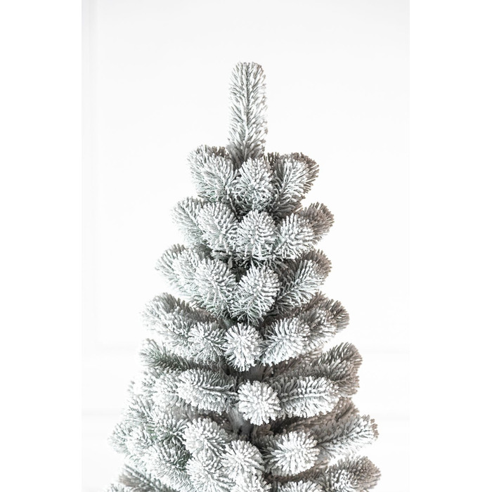 Ялинка лита 'Президентська' конусна ЗАСНІЖЕНА 2,10м