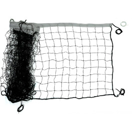 Волейбольна сітка для відпочинку стандартна, верхній край обклеєний білою поліпропіленовою стрічкою 8,5 м