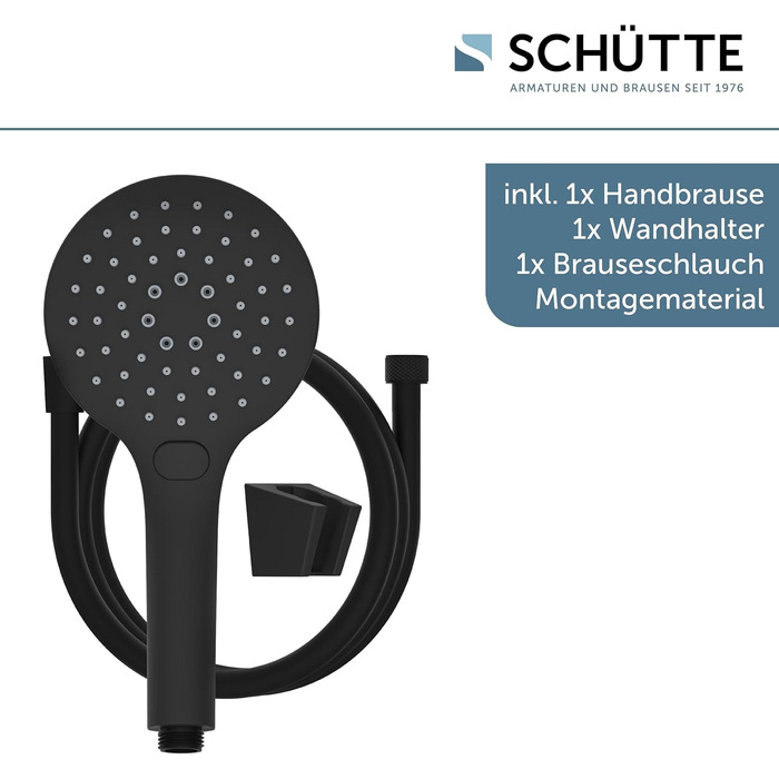 Змішувач для ванни Schütte London з термостатом та захистом від опіків (38°C), хром