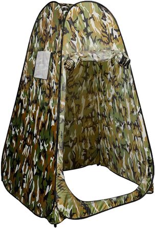 Намет для душу Costway, шатрів для передягання, туалетів, кемпінгу, відпочинку на природі, 120x120x190 см, зелений (Flecktarn)